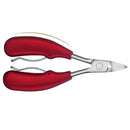 Double Spring Soft Rubber Handle Fingernail&Toenail Cuticle Nipper Trimming