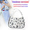 Stylish Butterfly Print Handbag Portable Travel Women Shoulder Bag Armpit Tote