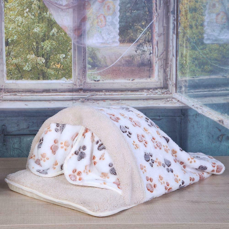 Pet House Bed Foldable Soft Autumn Winter Warm Sleeping Dog Bed Cat Bed(1)
