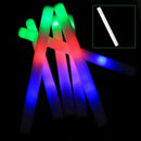 5 PCS Light Up LED Foam Glow Sticks Wands Rally Rave Batons Flashing Party DJ