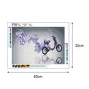 5D DIY Full Drill Diamond Painting Novelty Flowers Motorcycle Cross Stitch