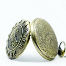 Large quartz pocket watch classical design tractor pocket watch surrounding L6E4