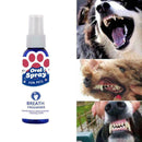 Pet oral cleanser 60ml Mouth Spray Dog Puppy Fresh Breathing Useful Dental P1I6