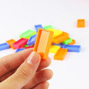 20pcs Plastic Domino Blocks Kids Brick Educational Toys (Plastic Dominoes)