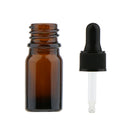 Packs of 36 Amber Glass Bottles with Eye Dropper for Essential Oil 5ml+10ml+15ml