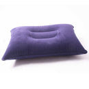 Outdoor Portable Folding Air Inflatable Pillow Double Sided Flocking Cushio F8O2