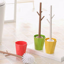 Creative tree-shaped toilet brush set detachable bathroom toilet brush toil Q2N3
