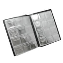 120 Coin Holder Collector Storage Money Pocket PU Leather Album Book Black
