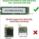 M.2 NVME SSD to USB 3.1 Adapter PCI-E to USB-A 3.0 SSD Internal Converter Car-