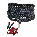 Tibetan Sandalwood Buddhist Buddha 216 Prayer Beads Mala Bracelet Necklace W8I3
