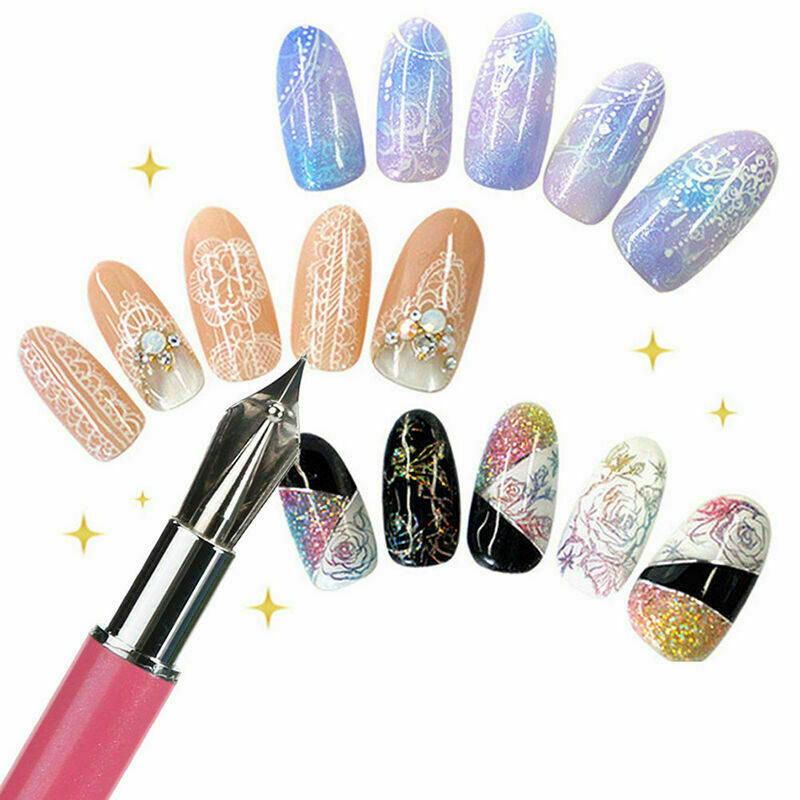 5 in 1 Gel Design Painting Pen Nail Art Brush Set For Salon Manicure DIY-To F5Y2
