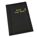 120 Coin Holder Collector Storage Money Pocket PU Leather Album Book Black