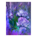 Purple Rose Diamond Painting Embroidery 5D DIY Cross Stitch Kits Home Decor