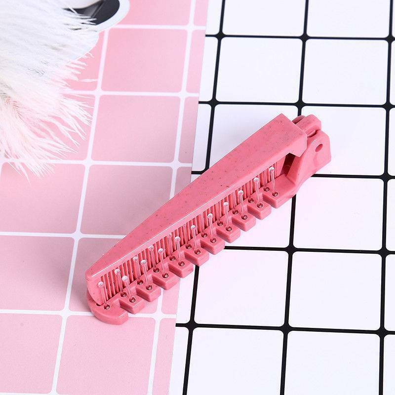 Travel Mini Hair Comb Brush Foldable Massage Hair Comb Anti-static