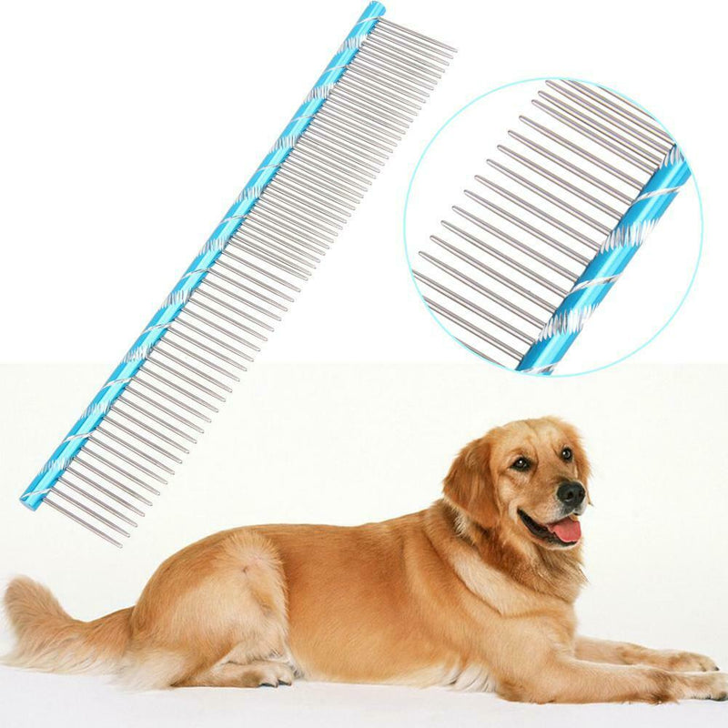 Stainless Steel Pets Hair Grooming Dense Comb Slicker Two-sized