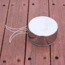 2 Pieces Camping Pot and Pan Set, Non-Stick Backpacking Cookware Mess Kit for