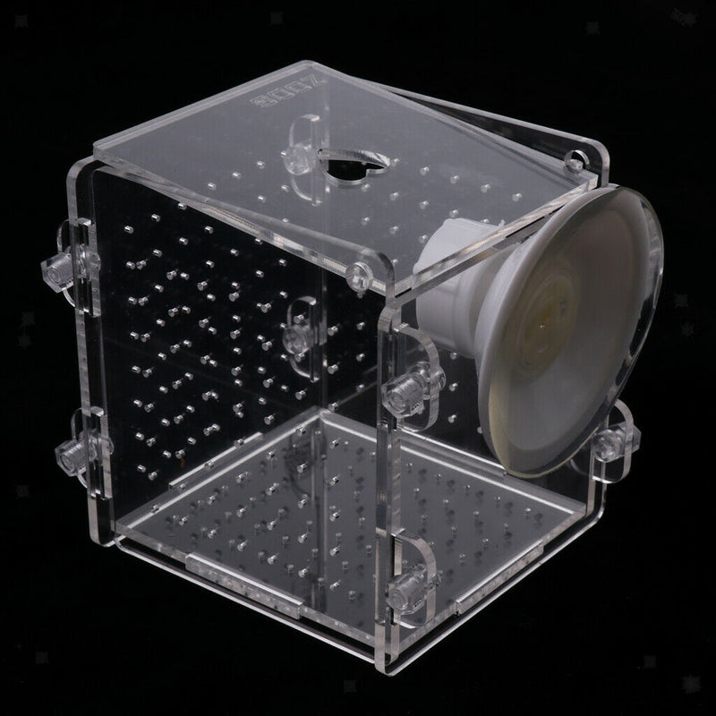 2x Pet Aquarium Tank Guppy Double Breeding Breeder Rearing Trap Box