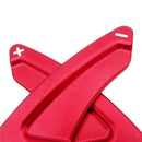 1Pair Red Steering Wheel Shift Paddle Blade Shifter Extension for VW Golf 7