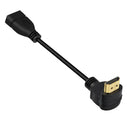 15cm HDMI Male To Female Extension HD Cable/Adapter Cable/Video/Cable Black 90