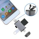 USB Type-C Micro-USB 3 in 1 Metal Card Reader SD/TF U-Disk Card Reader Mult