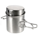 Portable Camping Stove Cooking Pot Outdoor Backpack Fishing Hiking Stainles