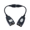 USB to RJ45 Extender USB 2.0 Extension Extender Adapter Up to 150ft