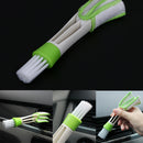 Double Head Car Air- Outlet Keyboard Blinds Dust Cleaning Brush Tool