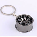 Wheel Rim Keychain Creative Auto Part Car Keyring Key Chain Ring Keyfob  FDB