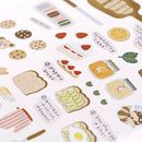 Bread Strawberry Journal Decorative Stationery Stickers DIY Diary Album Sticke3C