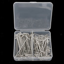 Canvas Manikin Head Canvas Block +150x Metal Wig T-Pins for Salon Wig Hair