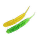 10Pc Soft Plastic Fishing Lures Grubs Worms Baits Trout-Bream 6cm