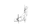 Foot Ascender Riser for Mountaineering Engineering Protection Left Foot
