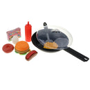 9pcs/Set Kids Toddler Fast Food Playset for Girls Boys Cooking Pretend Play