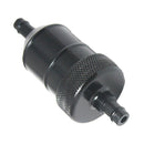Motorcycle Scooter Mower 8mm Oil Filter Cleaner Separator Universal Black