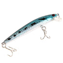 Lot 10pcs Kinds of Fishing Lures Crankbaits Hooks Minnow Baits Tackle