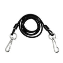 Security 100cm Coiled Paddle Leash Fishing Rod Tether For Kayak Canoe Boat