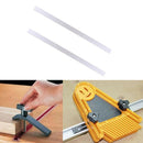 2Pcs Aluminium 600mm/24Inch T-Slot T-Track Miter Track Woodworking Alloy Tool