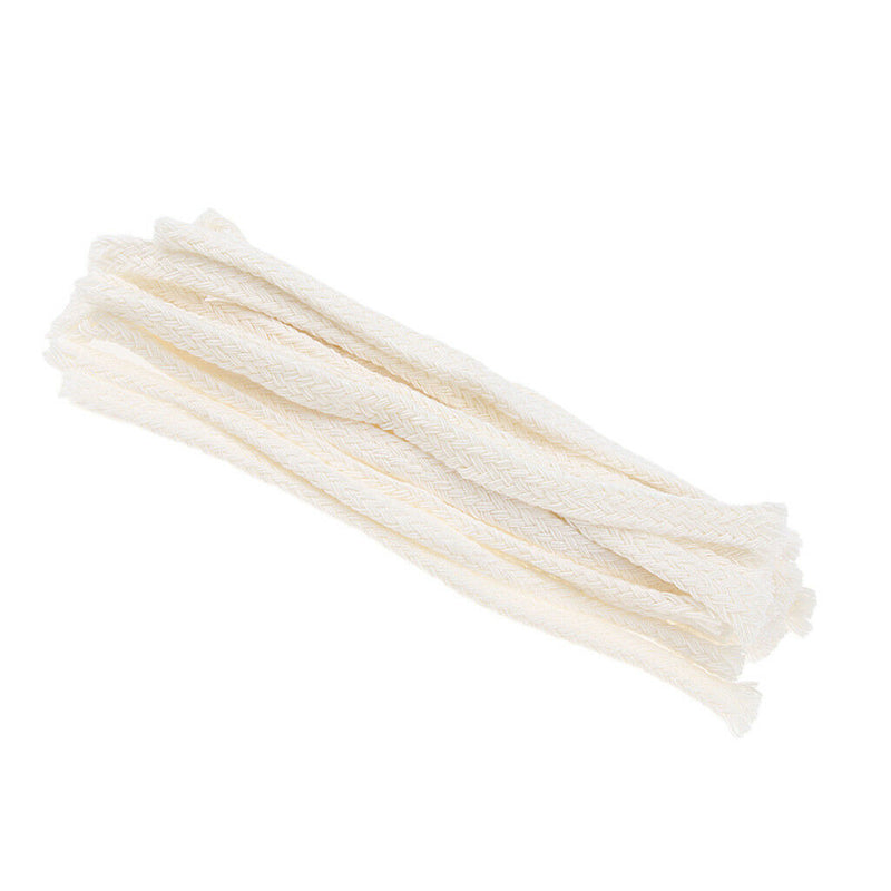20 Pieces Lab Cotton Alcohol Light Lamp Burner Wick Lampwick 15cm Dia 6mm