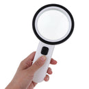 30x magnifying glass enlargement with LED light lamp jeweler magnifying gla&+