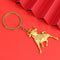 2021 Chinese Ox Year Lucky Pendant Keychain Propitious Gifts Hanging Trinket_kz