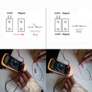 5 Pcs Mc-38 Wired Door Window Sensor Magnetic Switch For Home Alarm System,