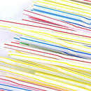 1000Pcs Disposable Flexible Straws Plastic Drinking Supplies M5I9