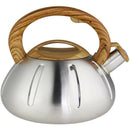 Whistling Tea Kettle,3L Home Stainless Steel Kettle, Brushed Stainless Stee