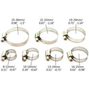 60Pcs Assorted Size Hose Clamps Kit Stainless Steel Adjustable 8-38mm Hose Clamp