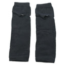 Dark Gray HalfÂ finger Elastic Winter Thick Arm Warmers Gloves for Ladies