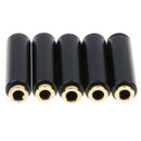 5Pcs 3.5mm Headphone Female Plugs Soldering 4 Poles Connectors with Micphone