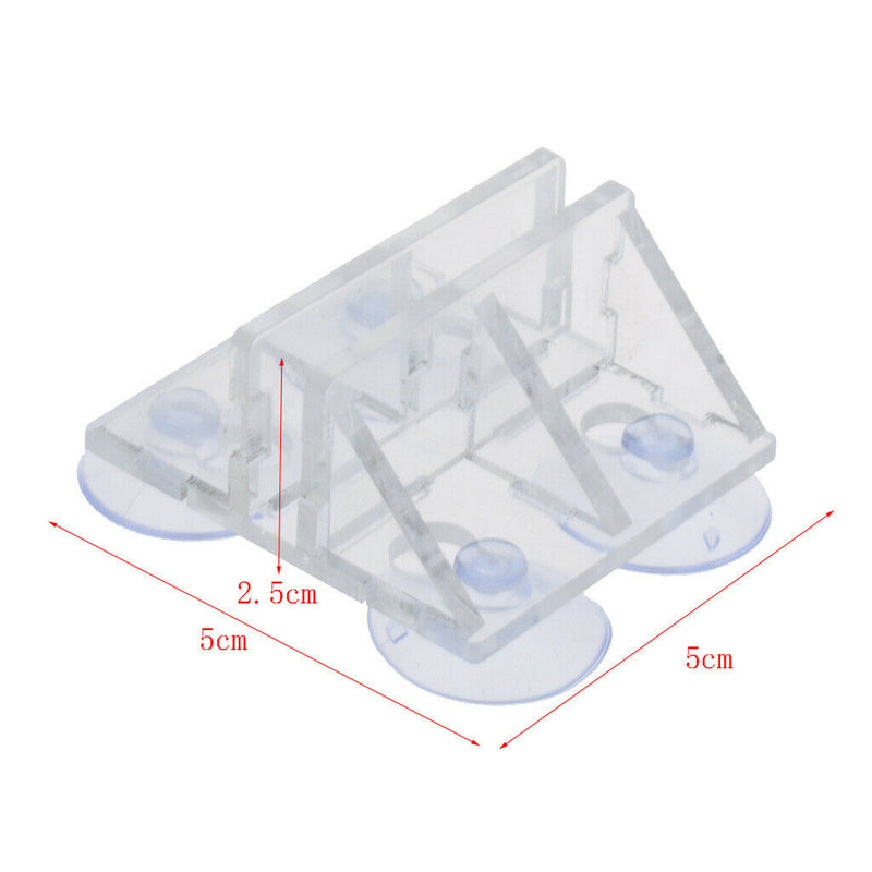 Aqua Fish Breeding Tank Dividers Suction Separator Fish Sheet Holder 5x5x2.5cm