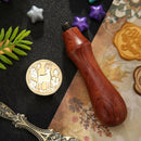 Animal Pattern Fire Painting Stamp Wax Seal for Stamping Envelope Card (A) A