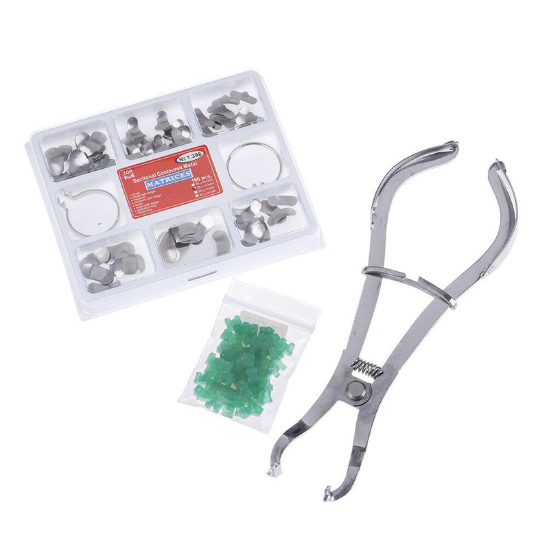 Tor Vm Sectional Contouredmatrices +Dental Addon Wedges+Metal Matrices Pli FT