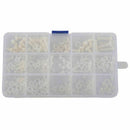 M2 M2.5 M3 M4 M5 (Total 270pcs) Nylon Screw / Nut / Washer Assortment Kit C
